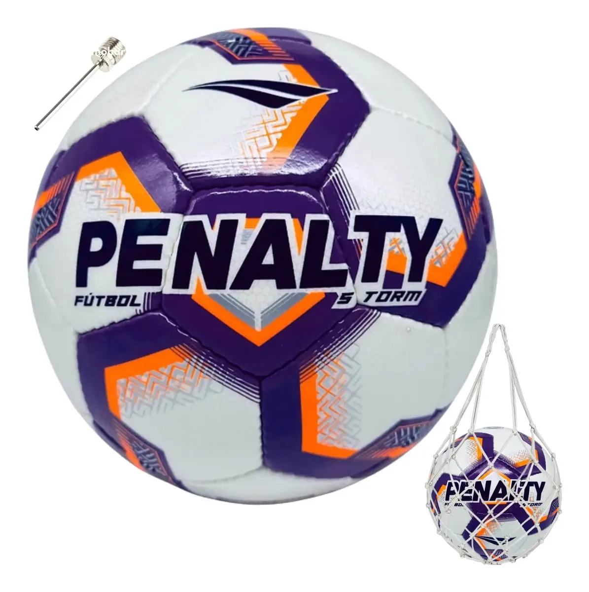 Bola de futebol Tamanho da bola de futebol nº 5 Penalty Storm Xsv Cor laranja