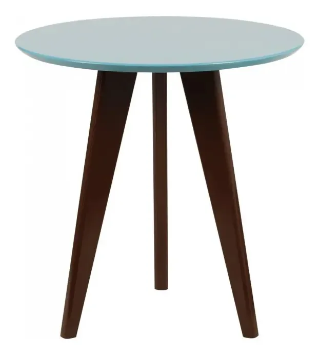 Mesa De Centro Retrô Turquesa Belo Design