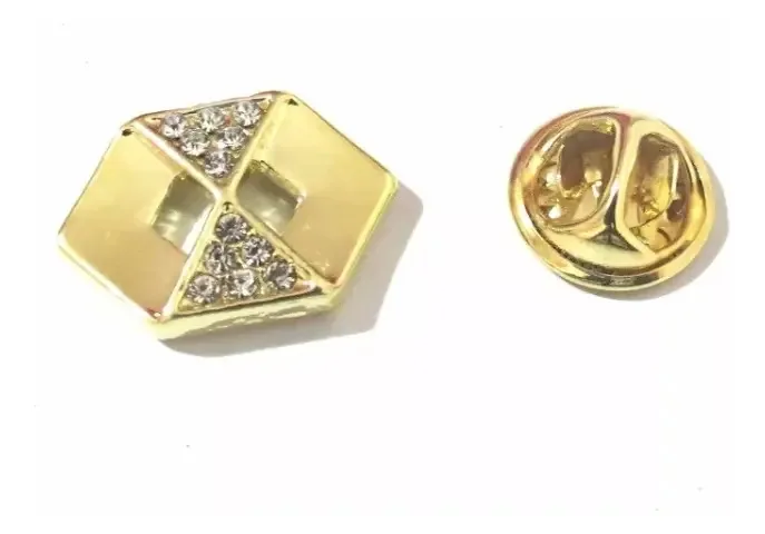 Broche Administração Administrativa Folheado A Ouro 18k