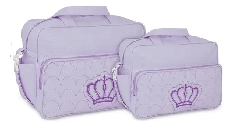 Mala Bebê Lilas Kit Maternidade Unissex Enxoval 10ol08