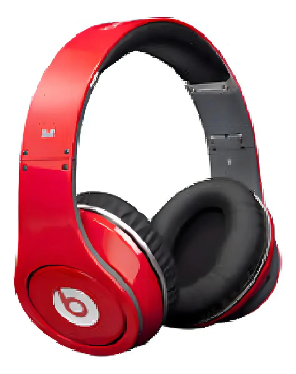 Bluetooth Fone Ouvido Beats Style Headfone Mp3 Vermelho