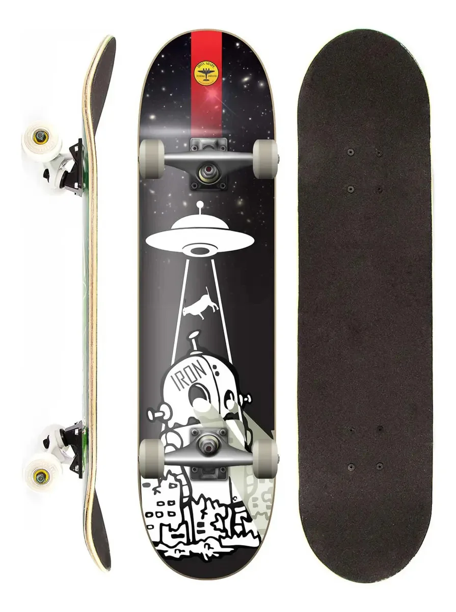 Skate Montado Completo Iron Profissional E.t