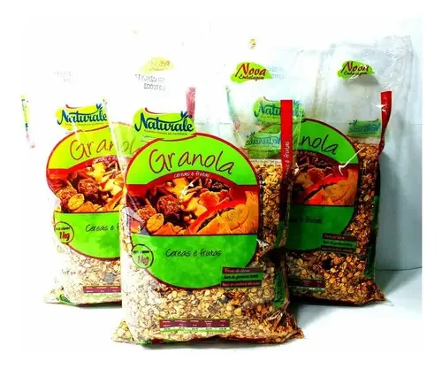 3 Kg Granola Crocante Cereais E Frutas Ideal Para Regimes