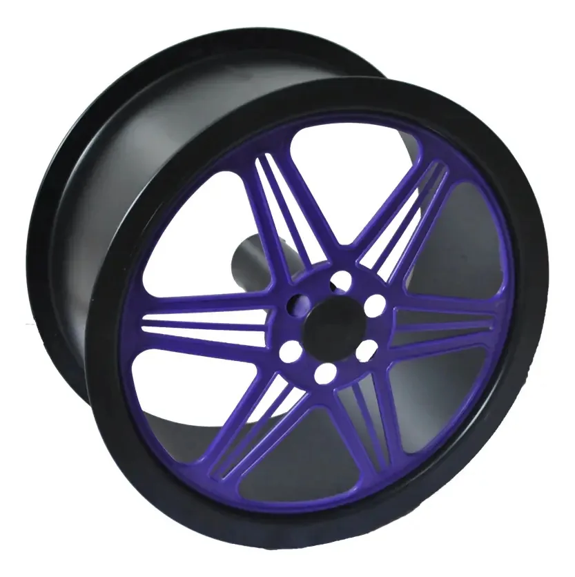 Carretilha Grande Duplo Rolamento 26 Cm Roxo