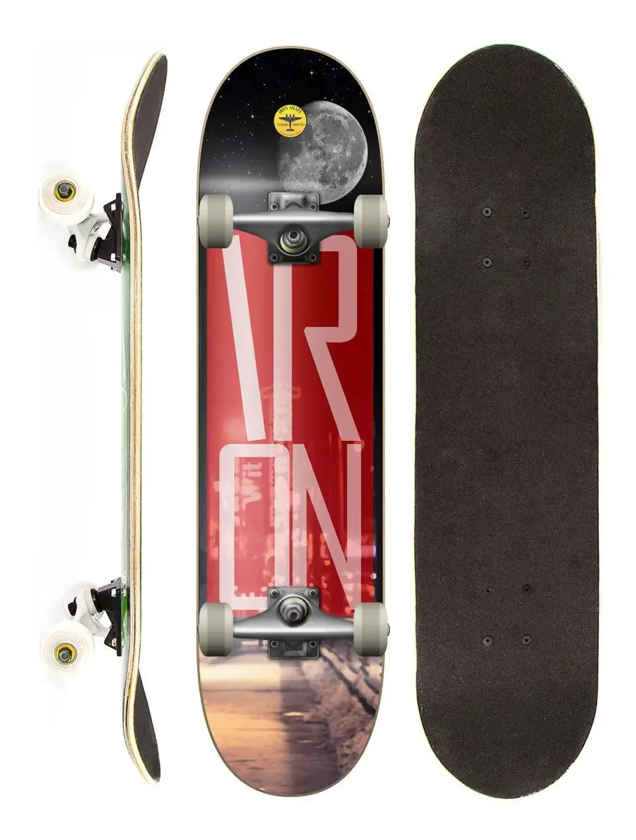 Skate Montado Completo Iron Profissional City