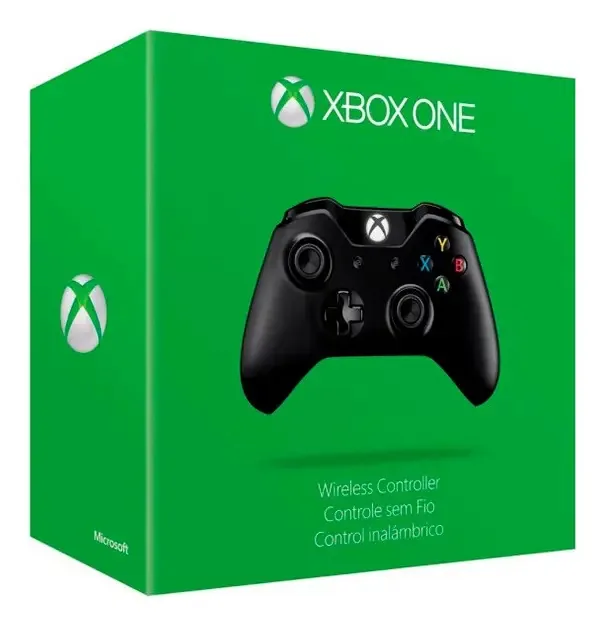 Controle Sem Fio Microsoft para Xbox One Preto