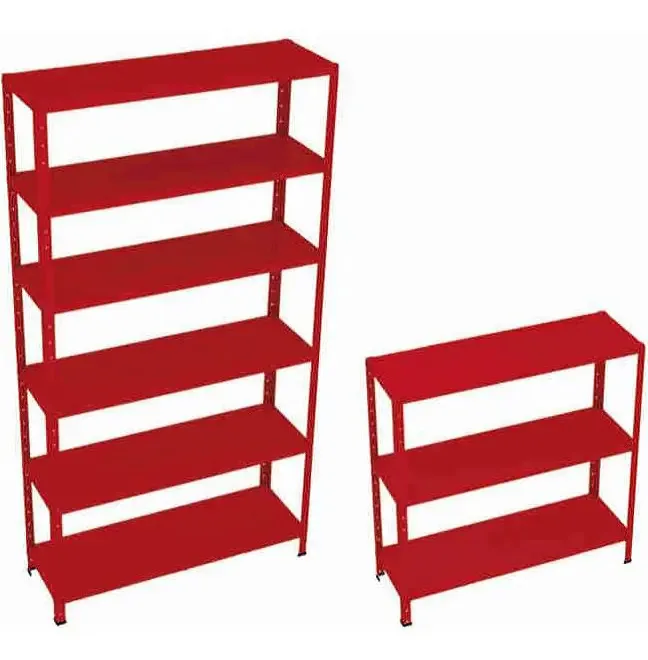 Estante De Aço Dupla Flex- Vermelho