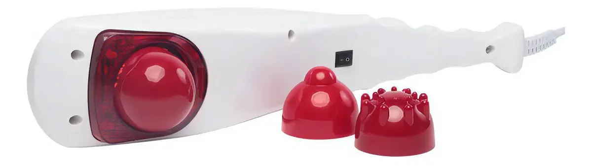 Massageador Elétrico Infra Vermelho + Pomada Fisio Fort
