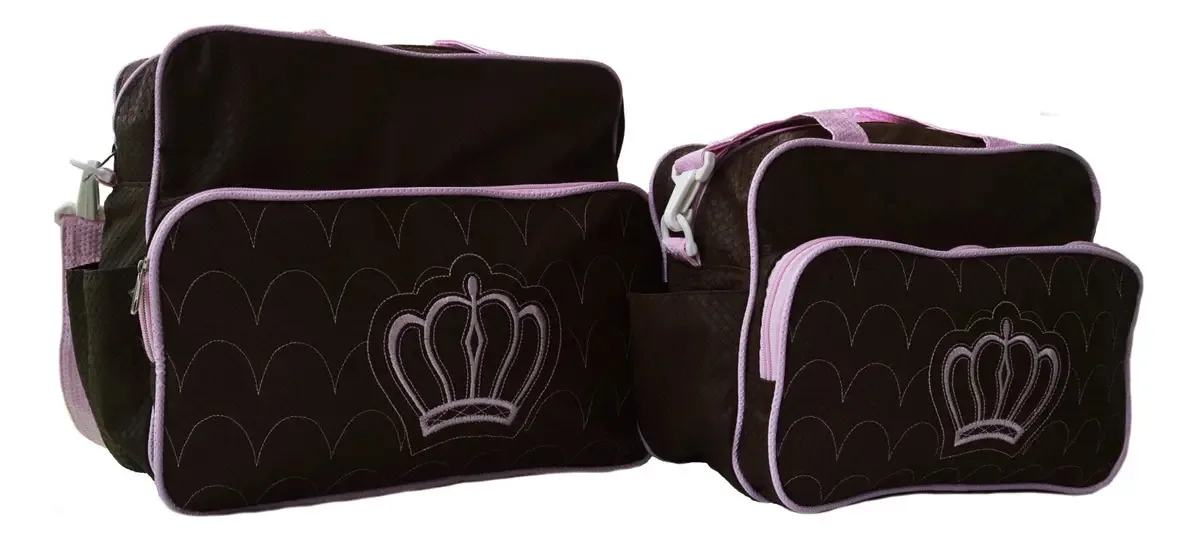 Mala Bebê Marrom Kit Maternidade Unissex Enxoval 10ol08