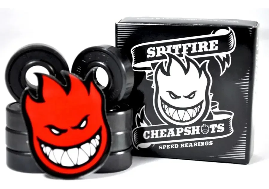 Rolamentos Para Skates E Patins Spitfire Cheapshots -preto
