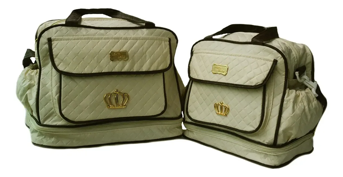 Bolsas Bebê Bege Menino 10ol09 Kit Maternidade Enxoval