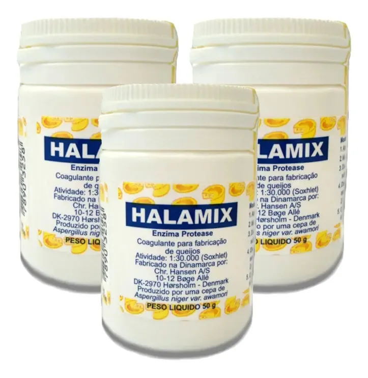 Kit Coalho Halamix Em Pó Para Fabricação De Queijos 150g