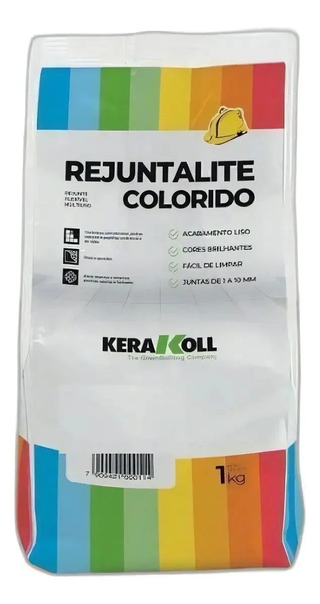 Rejuntalite Colorido Cinza Claro 1kg Kerakoll