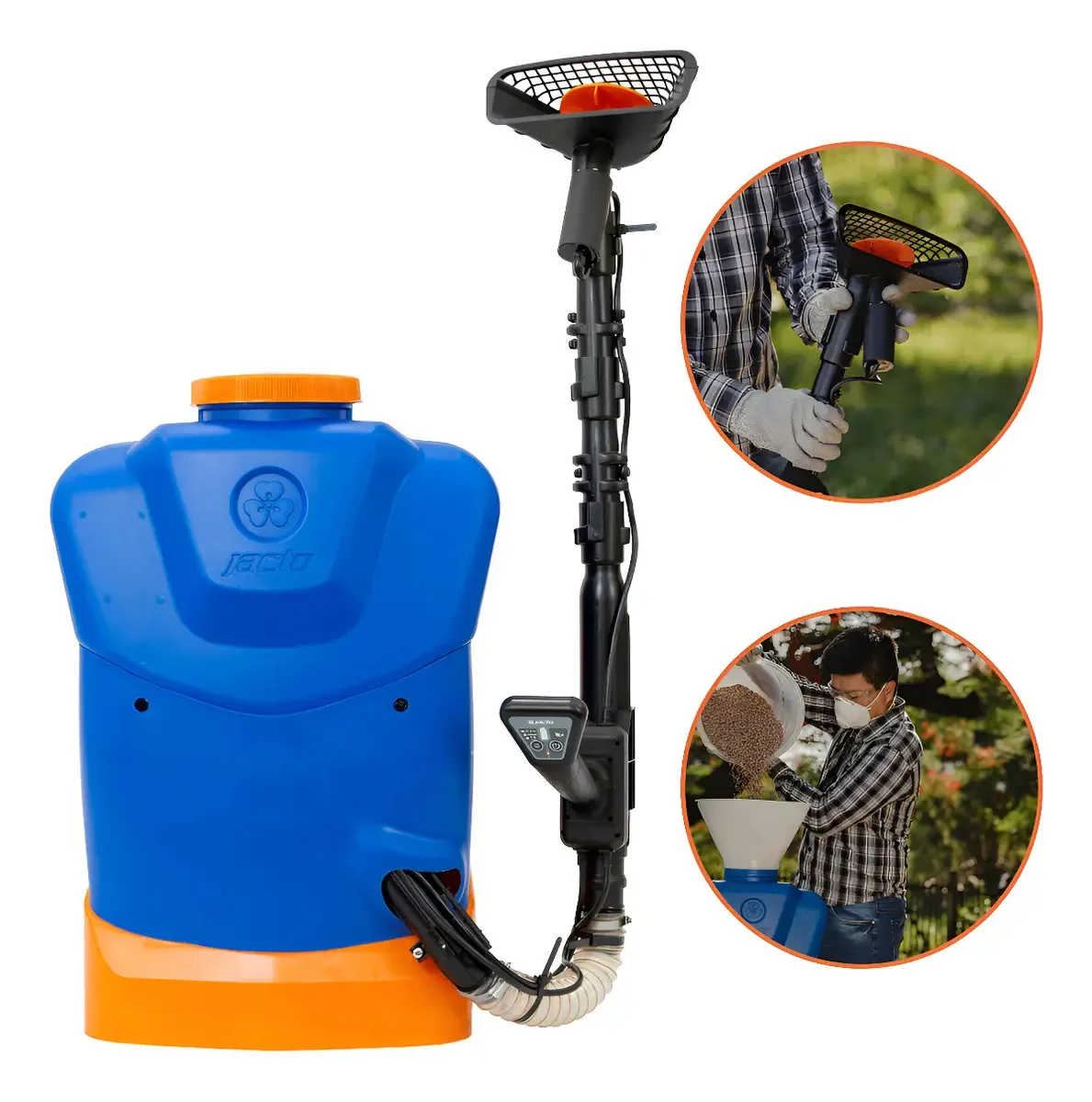 Adubador Jacto Gb-18 Bateria Granulados Agricultura E Jardim