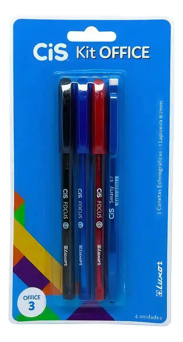 Cis Kit Office Canetas E Lap C/4 Un