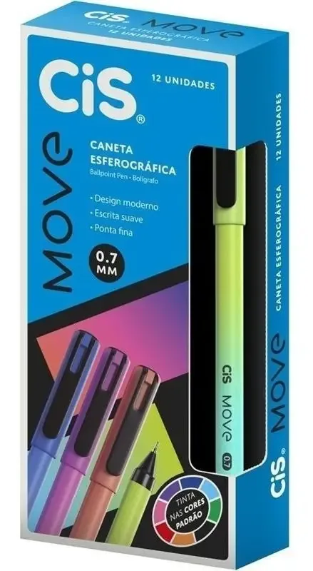 Caneta Move Esferografica 0.7mm Verde 52.0666 Sertic