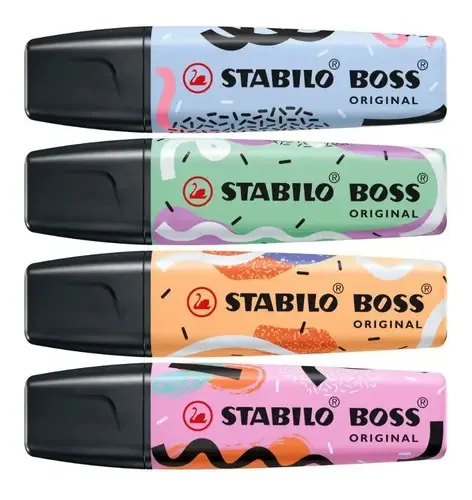 Estoj. Marcadores Stabilo Boss Ju Schnee C/4 Uni. - 58.0906