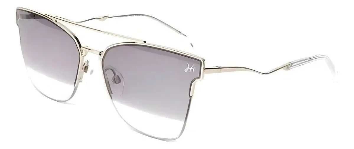 Óculos de Sol Espelhados Hickmann Hi3095b 03A Aço Cinza Lentes UV
