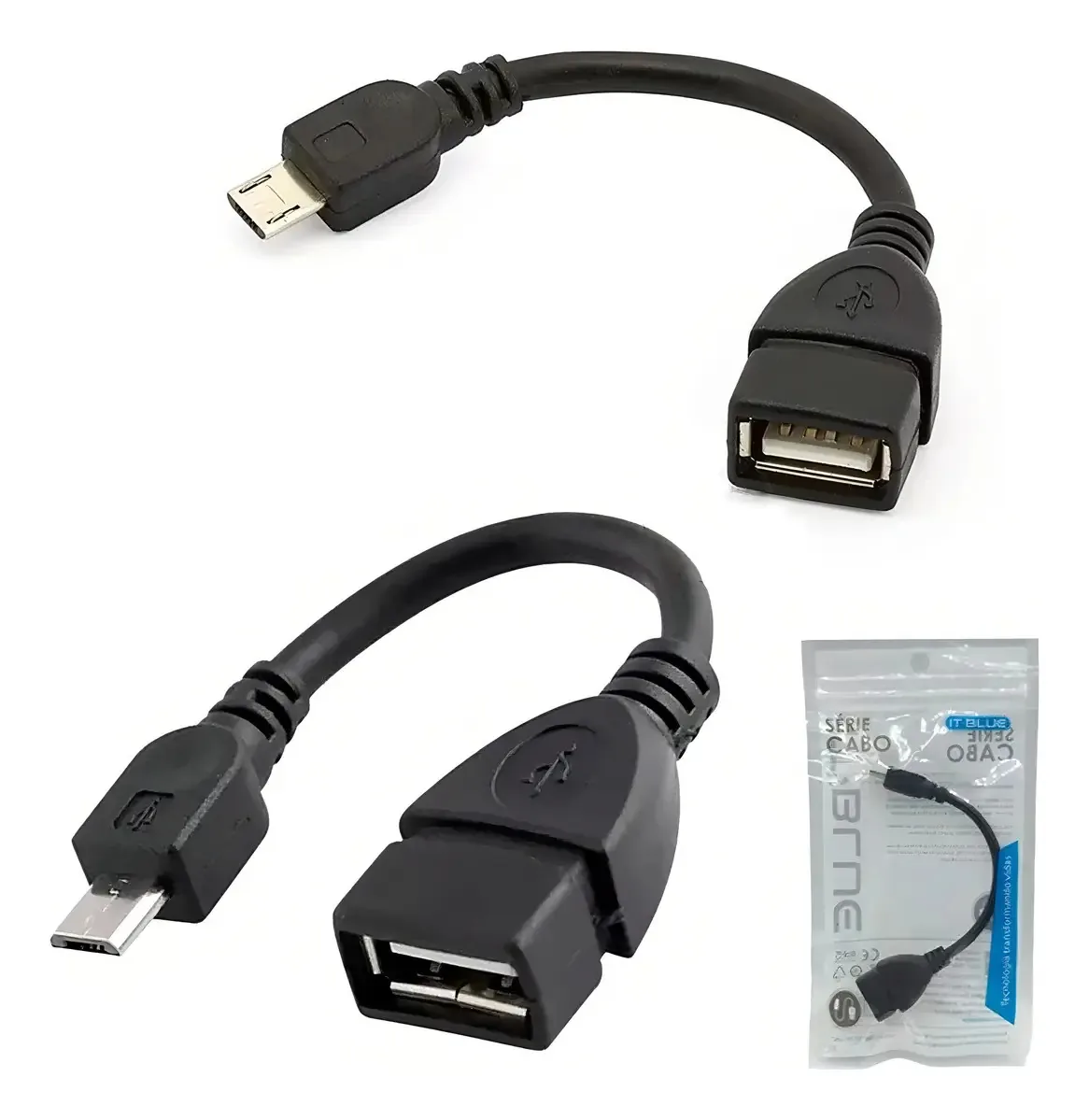 Cabo Adaptador Otg Micro-usb V8