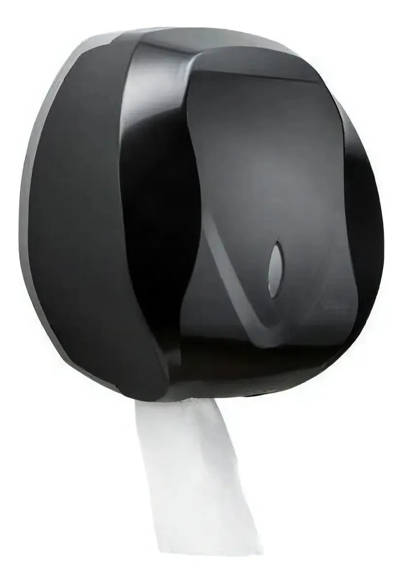 Dispenser Rolão de Papel Higiênico Velox Preto Premisse Resistente