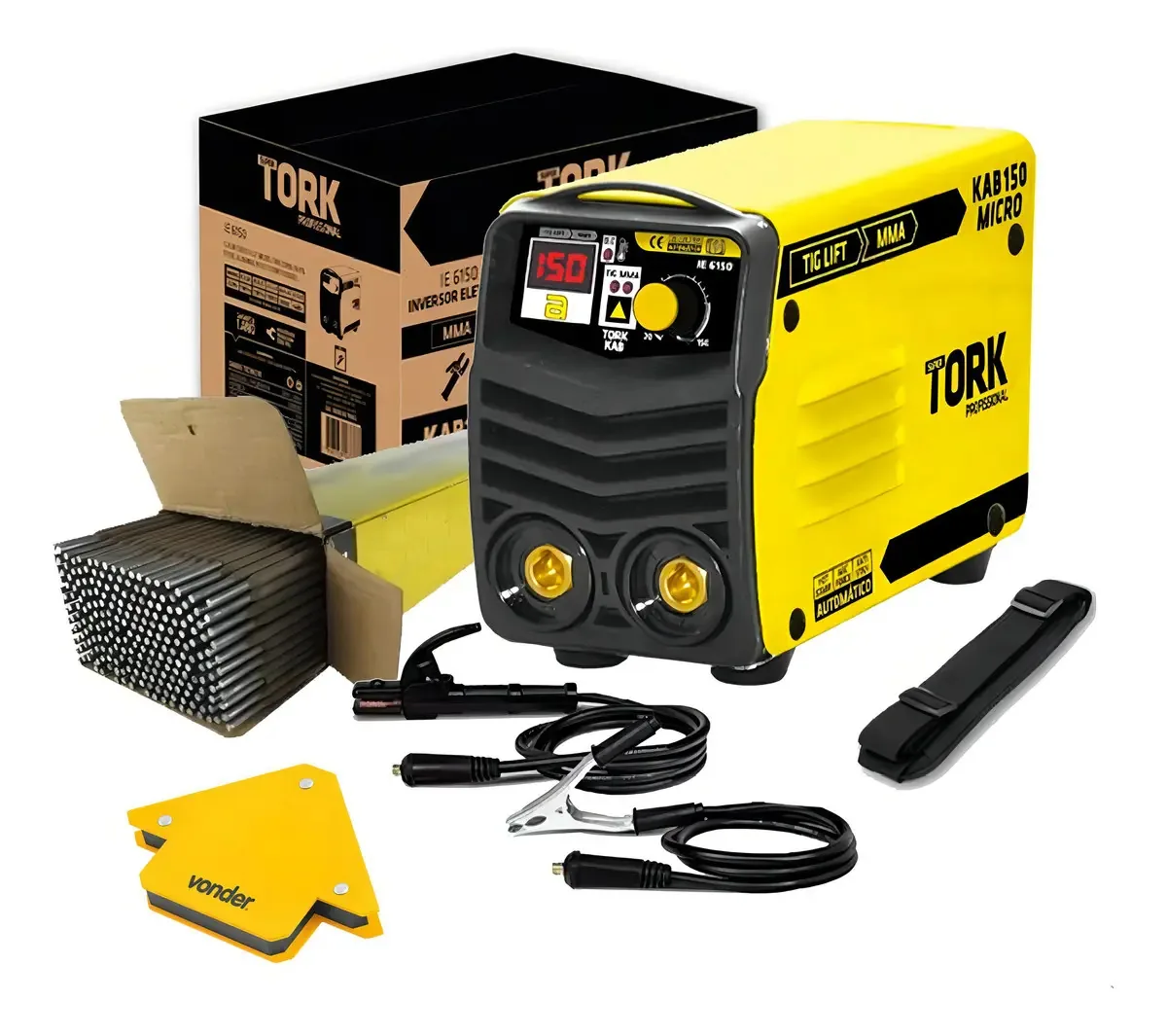 Maquina Solda Inversor Kab150 Super Tork + Acess