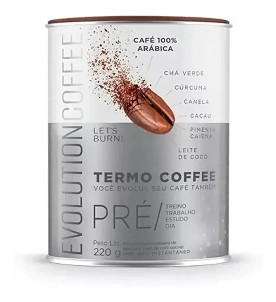 Café Termogênico Evolution 80mg Cafeína 100% Arábica