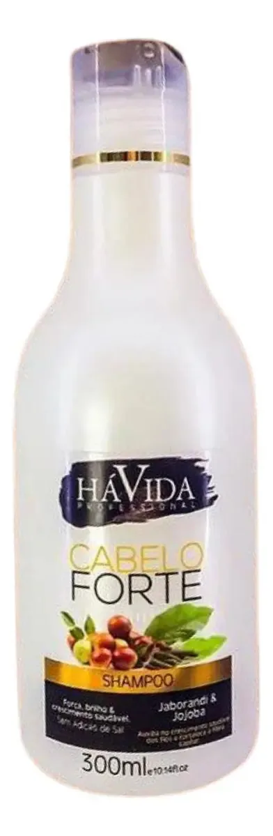 Shampoo Cabelo Forte 300ml Hávida Cosméticos