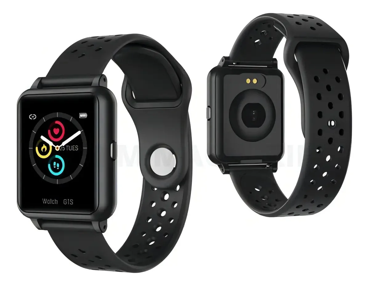 Smartwatch Relógio Top Inteligente Prova Dágua Preto P8