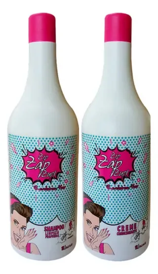Kit Progressiva Zip Zap Zup Zap Cosméticos 2x1l