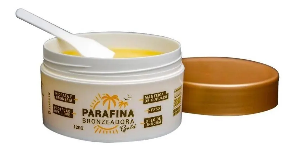 Parafina Bronzeadora Bronze Natural E Lindo 120g