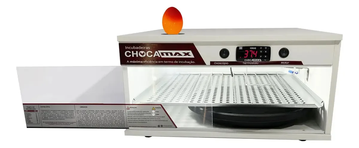 Chocadeira Automática 80/90 Ovos Porta De Correr