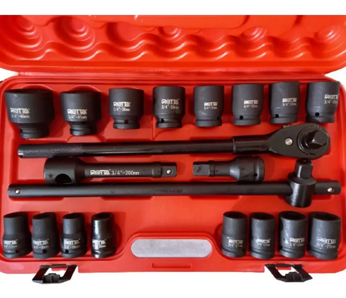 Kit Jogo De Soquete De Impacto 3/4 - 21 Peças