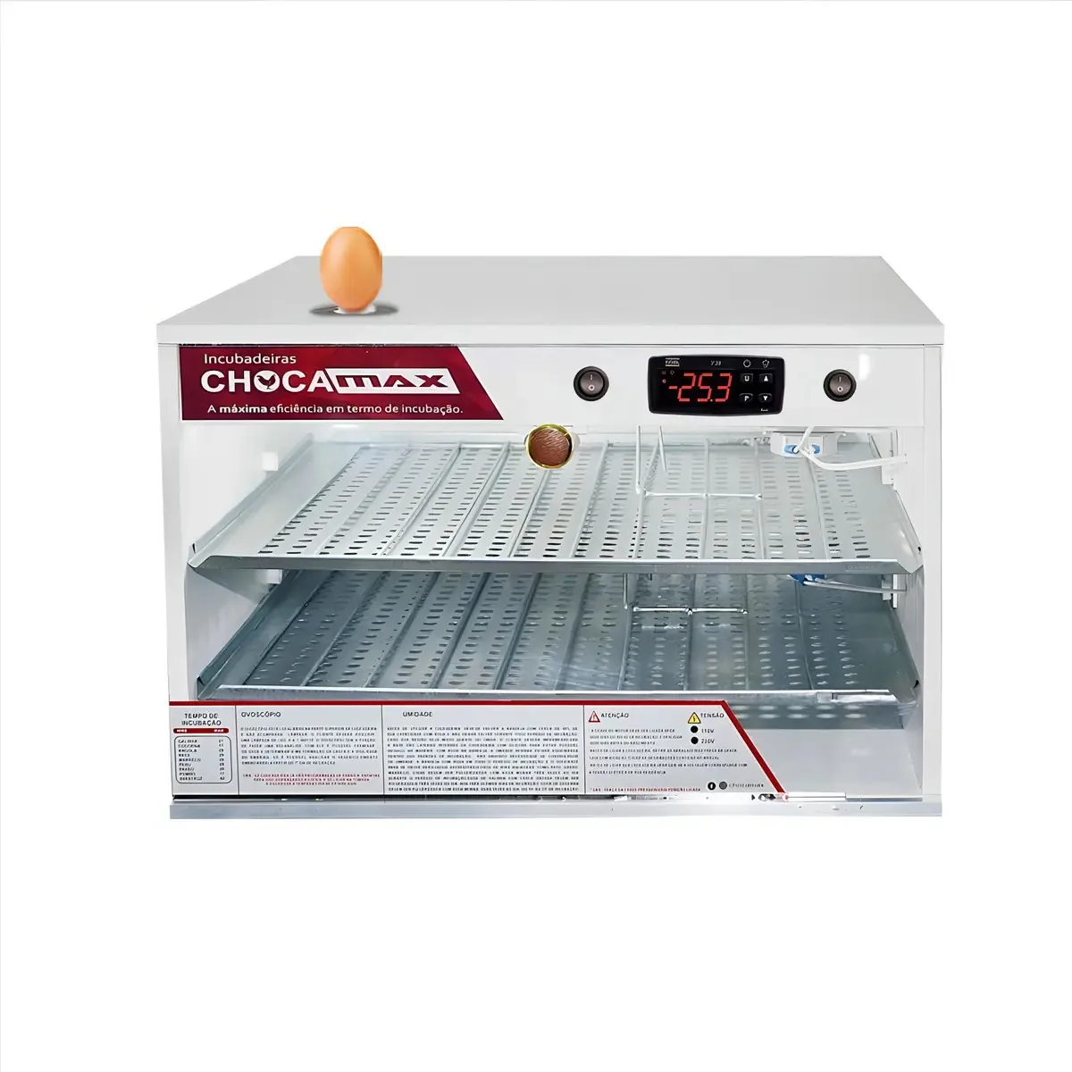 Chocadeira Ovoscópio 240 Ovos + Kit De Higienização 110volts