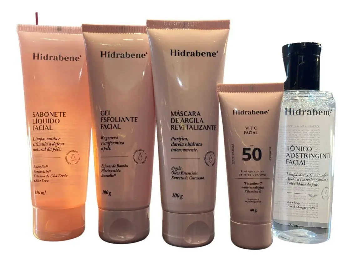 Kit Limpeza Hidrabene Pele Mista