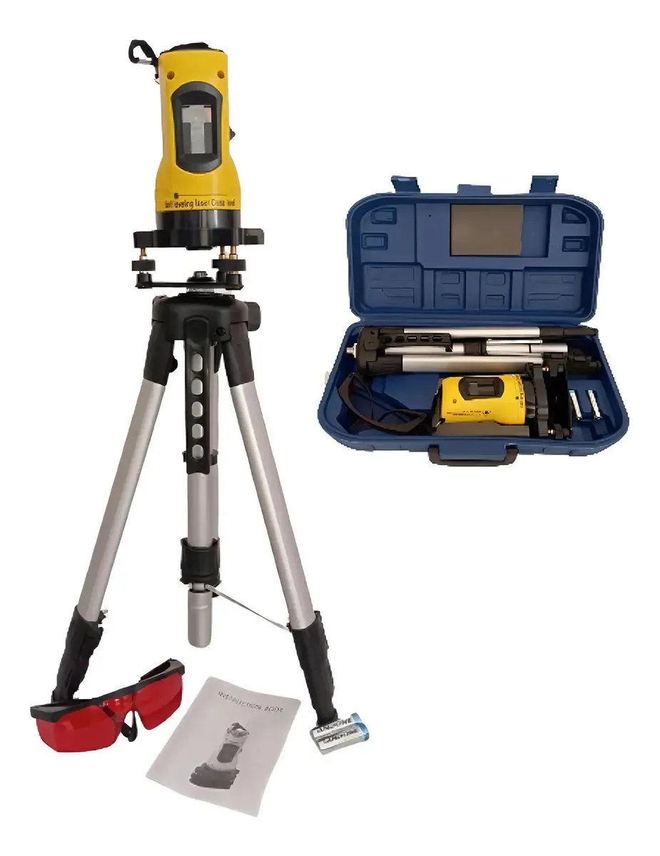 Nível À Laser Medidor Automático 360 Graus Tripé Com Maleta