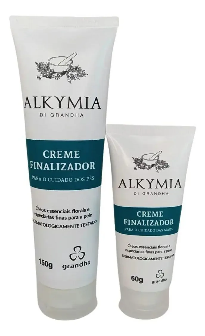 Kit Creme Hidratação Mãos E Pés Alkymia Di Grandha