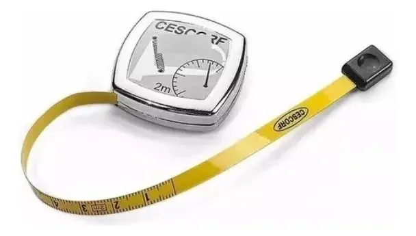 Trena Corporal Antropométrica Resistente Fita Em Aço Cescorf