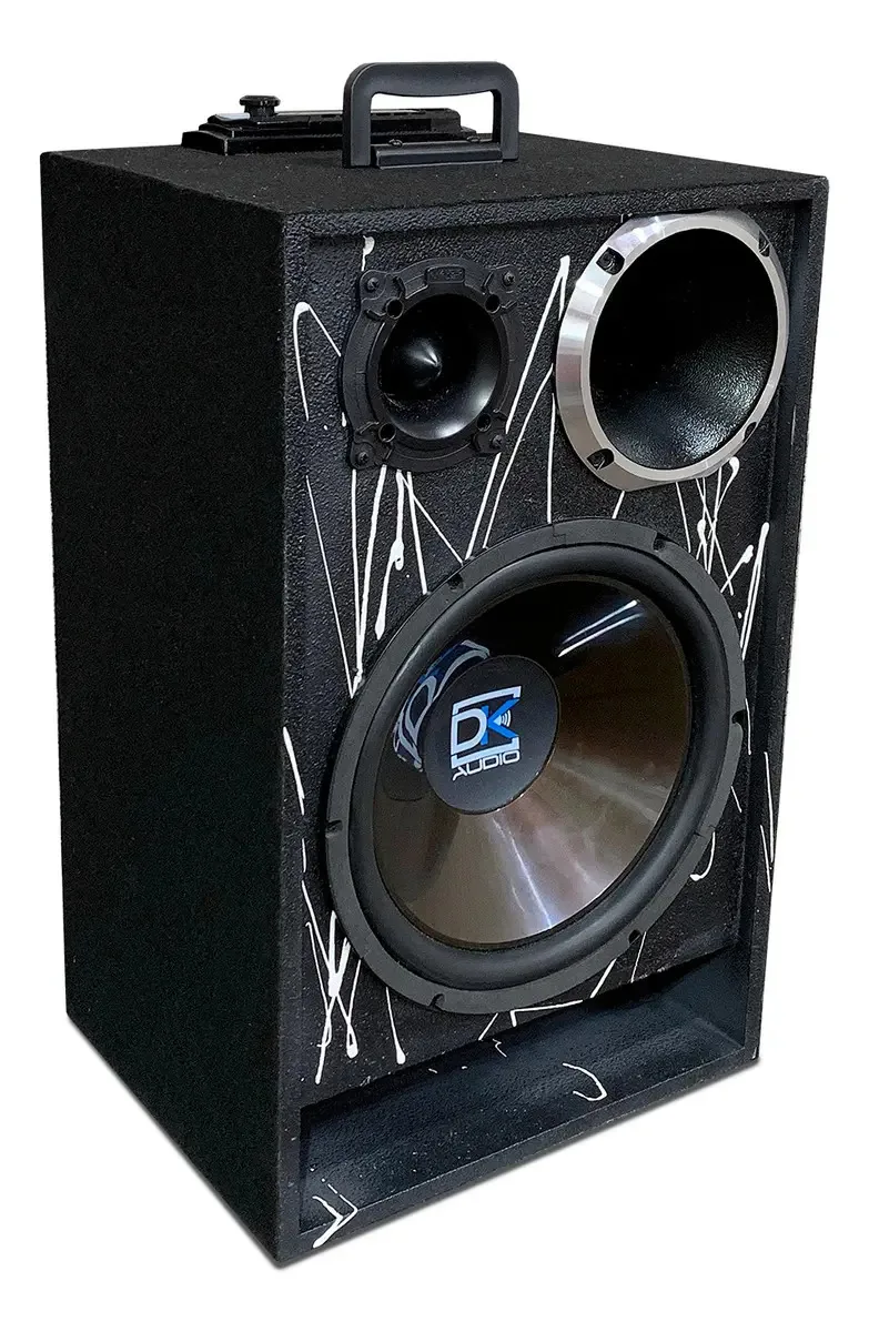 Caixa Ativa Trio Pancadão Usb Bluetooth Bob Residencial