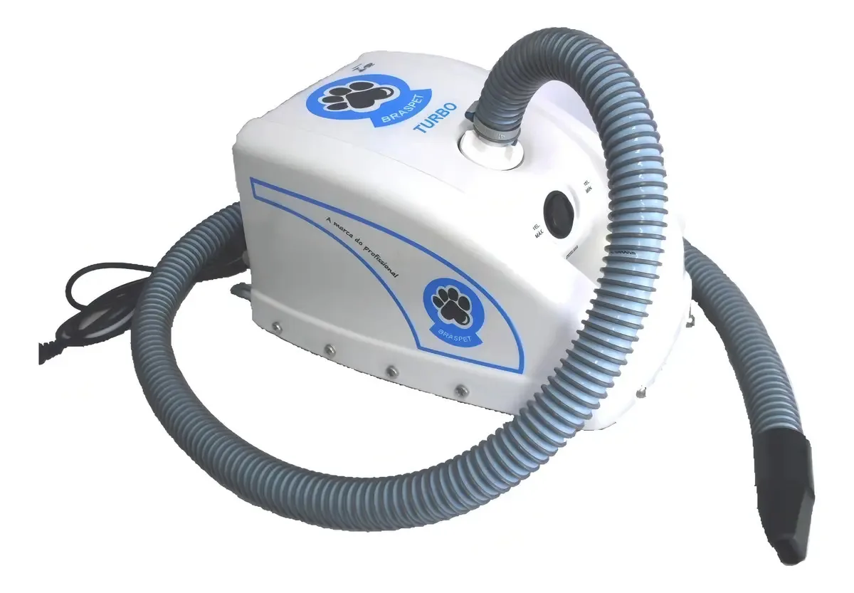 Soprador Silêncio Braspet Turbo Petshop 1400W Branco