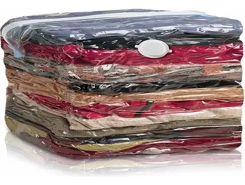 Saco A Vácuo 110x80cm Organizador Roupa Edredom Cama