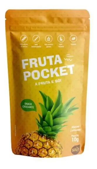 Kit 2x: Snack De Abacaxi Liofilizada Solo Snacks 20g