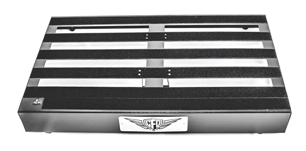 Pedalboard Creationfd Monster 80x50cm Aço Pés Borracha Velcro