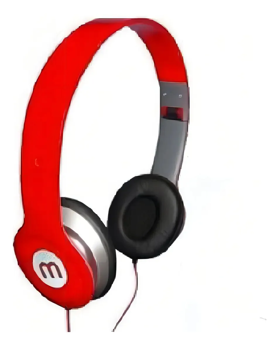 Fone Ouvido Mex Mix Style Headphone P Mp3 Celulares Vermelho