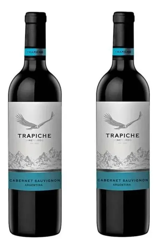 Kit 2 Vinhos Trapiche Vineyards Cabernet Sauvignon 750ml