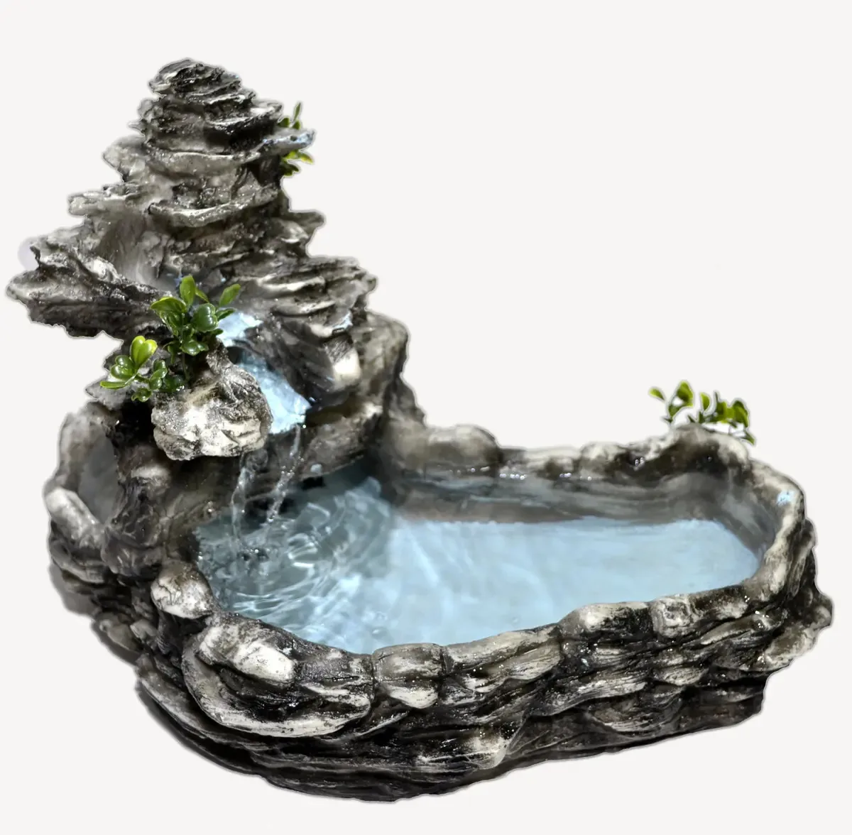 Fonte Agua Cascata Decorativa Laguinho Tipo Pedra