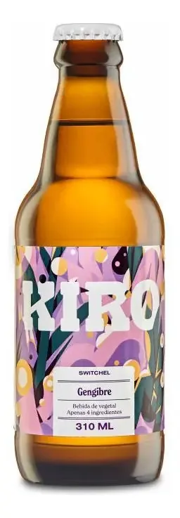 Kit 2x: Bebida Kiro Switchel Com Gengibre 310ml