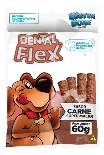 Petisco Dental Flex Carne 60g
