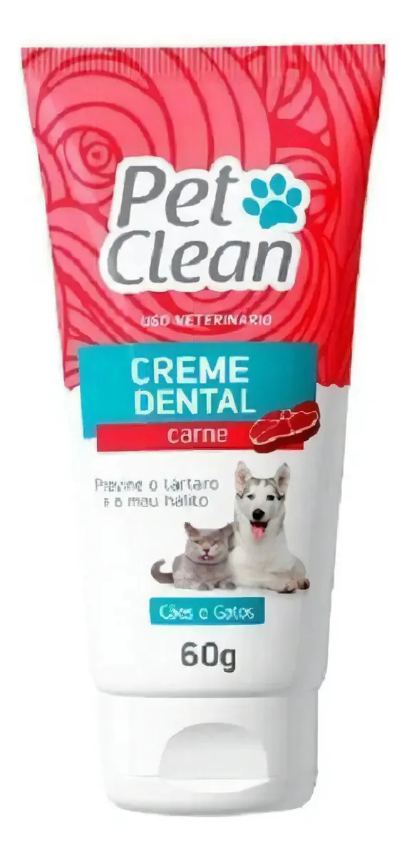 Creme Dental Carne Pet Clean 60g