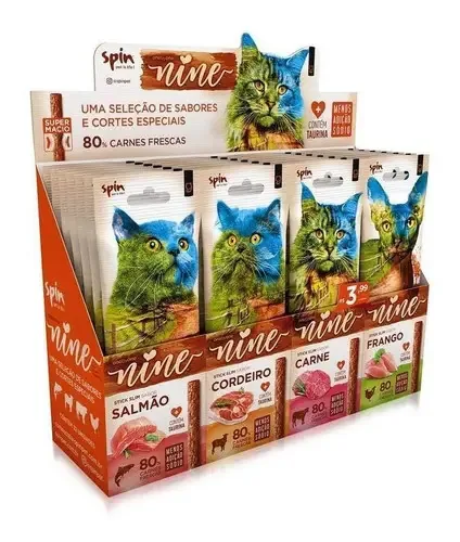 Nine Cat Display (24 Unidades)