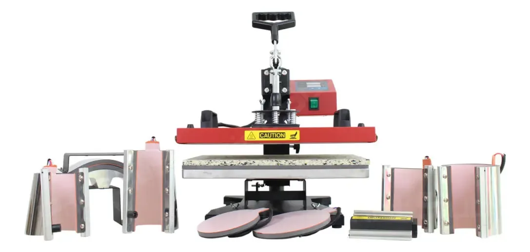 Maquina De Estampar 8x1 Display Digital Base 29x38